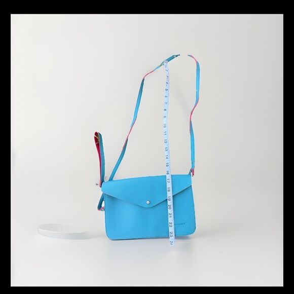 David Jones Paris Sling Turquoise Bag - Picture 7 of 8